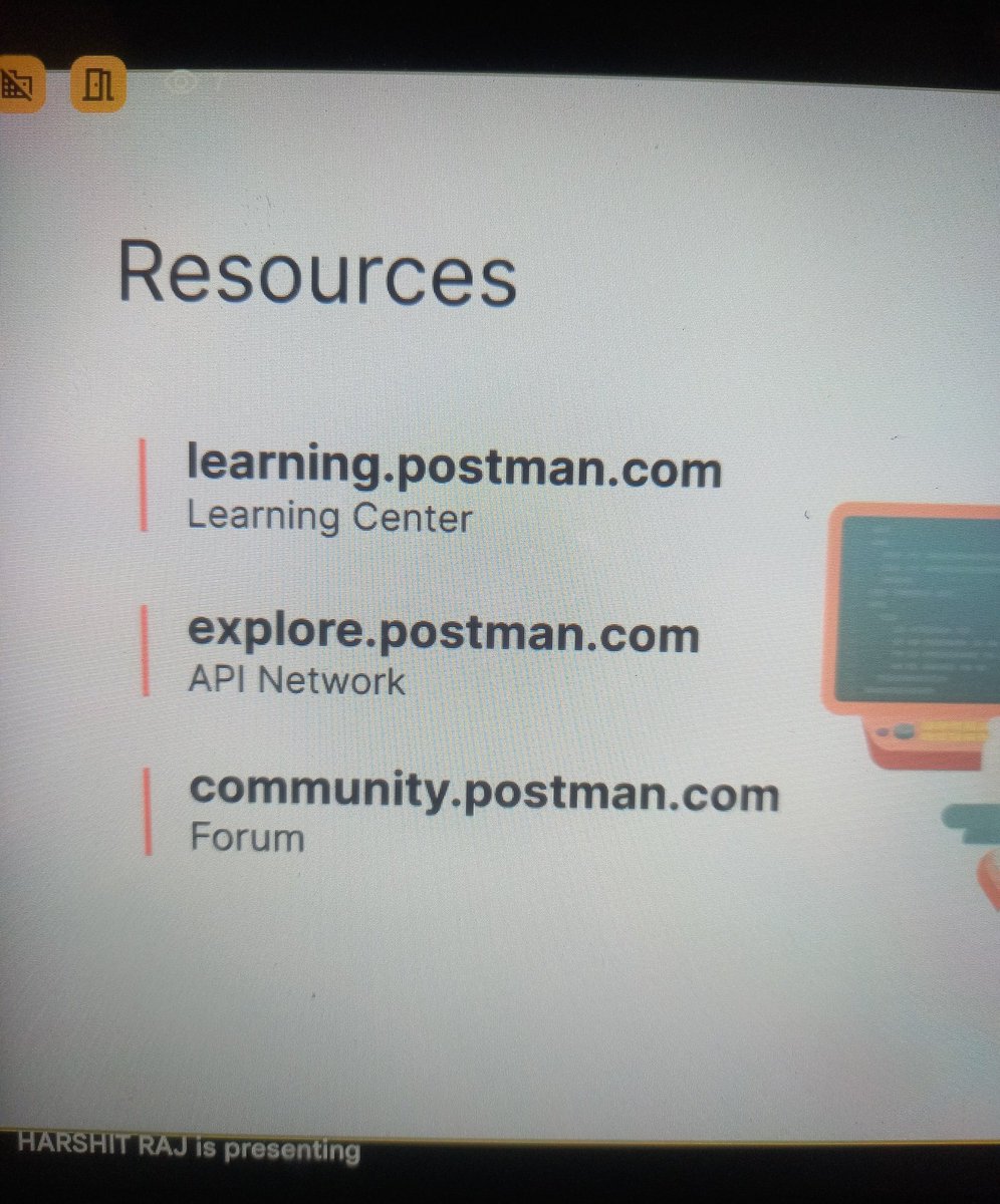 NisargPatel5563's tweet photo. Attending the Postman API101 session was an absolute blast! ๐ Learned so many valuable insights and skills. Can't wait to apply them in my projects!
#PostmanAPI101 #LearningJourney #newlearning
@getpostman @HarshitRaj_14 https://t.co/UGvYsZ0ClF
