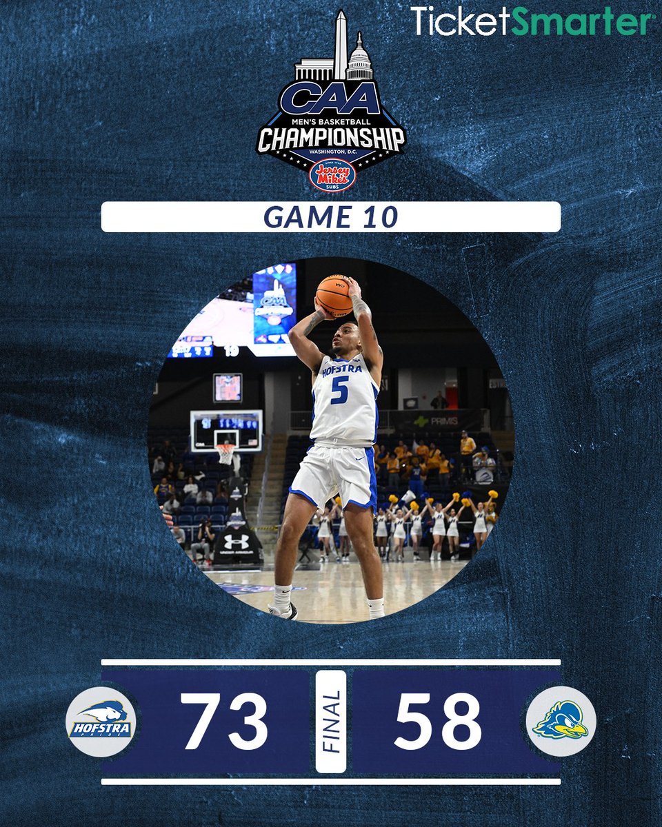 The semis are set!

See you tomorrow <a href="/HofstraMBB/">Hofstra Men's Basketball</a>