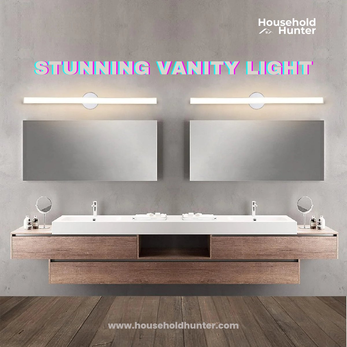 The Elegant Vanity Lights from Household Hunter Will Illuminate Your Beauty Routine!
👉To know more
▶Visit our website: householdhunter.com
▶Customer Support: 678-369-1154
#vanitylight #lighting #style #bathroomdecor