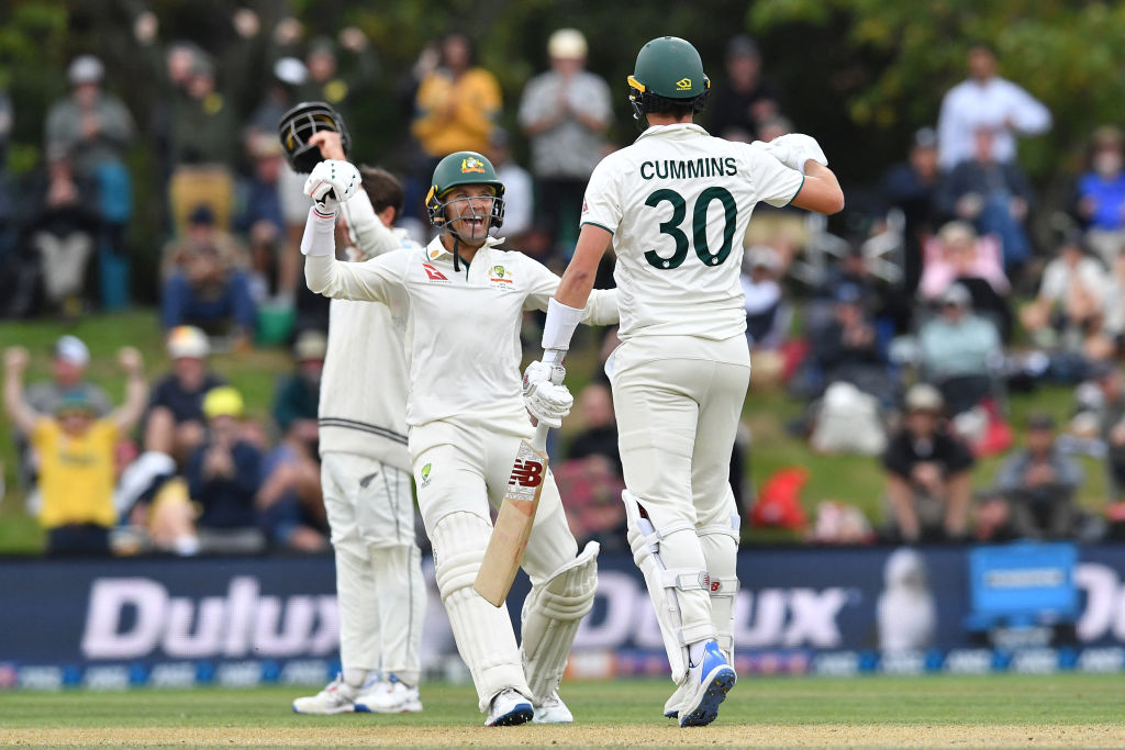 Chasing 279, Australia's top 5 combined to score just 49 runs. 

However, Mitchell Marsh's 80, Alex Carey's unbeaten 98 and a vital 32* from skipper Pat Cummins gave Australia a terrific victory #NZvAUS