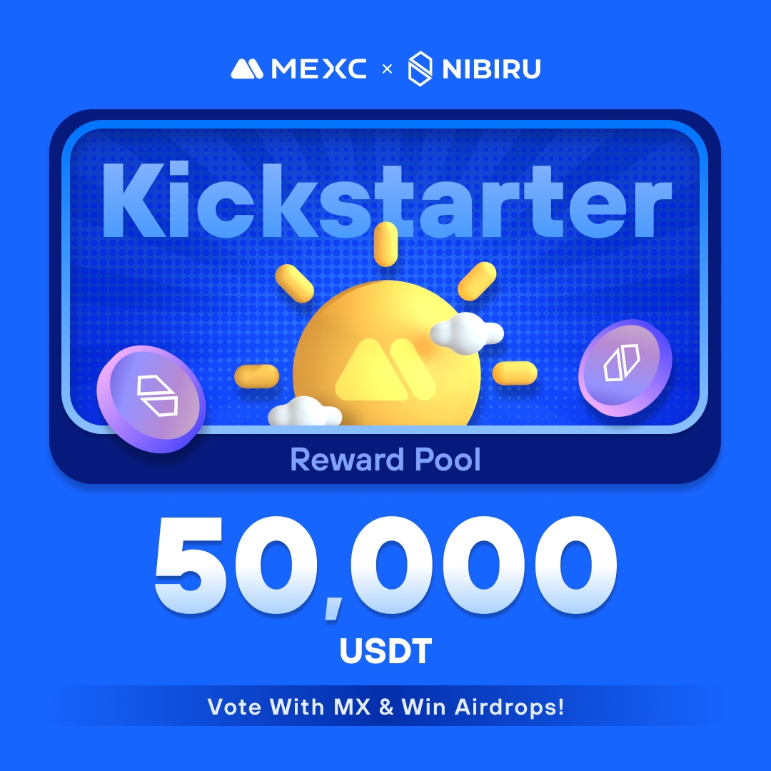 .<a href="/NibiruChain/">Nibiru</a>, an L1 blockchain powering a smart contract hub with DeFi, RWAs, and more, is coming to #MEXCKickstarter 🚀 

🗳Vote with $MX to share massive airdrops
📈 $NIBI/USDT Trading: 2024-03-12 08:00 (UTC)

Details: mexc.com/support/articl…