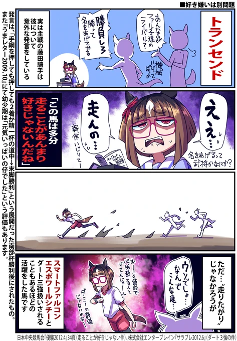 とりまトランセンドネタ再掲どうぞ
#ウマ娘 