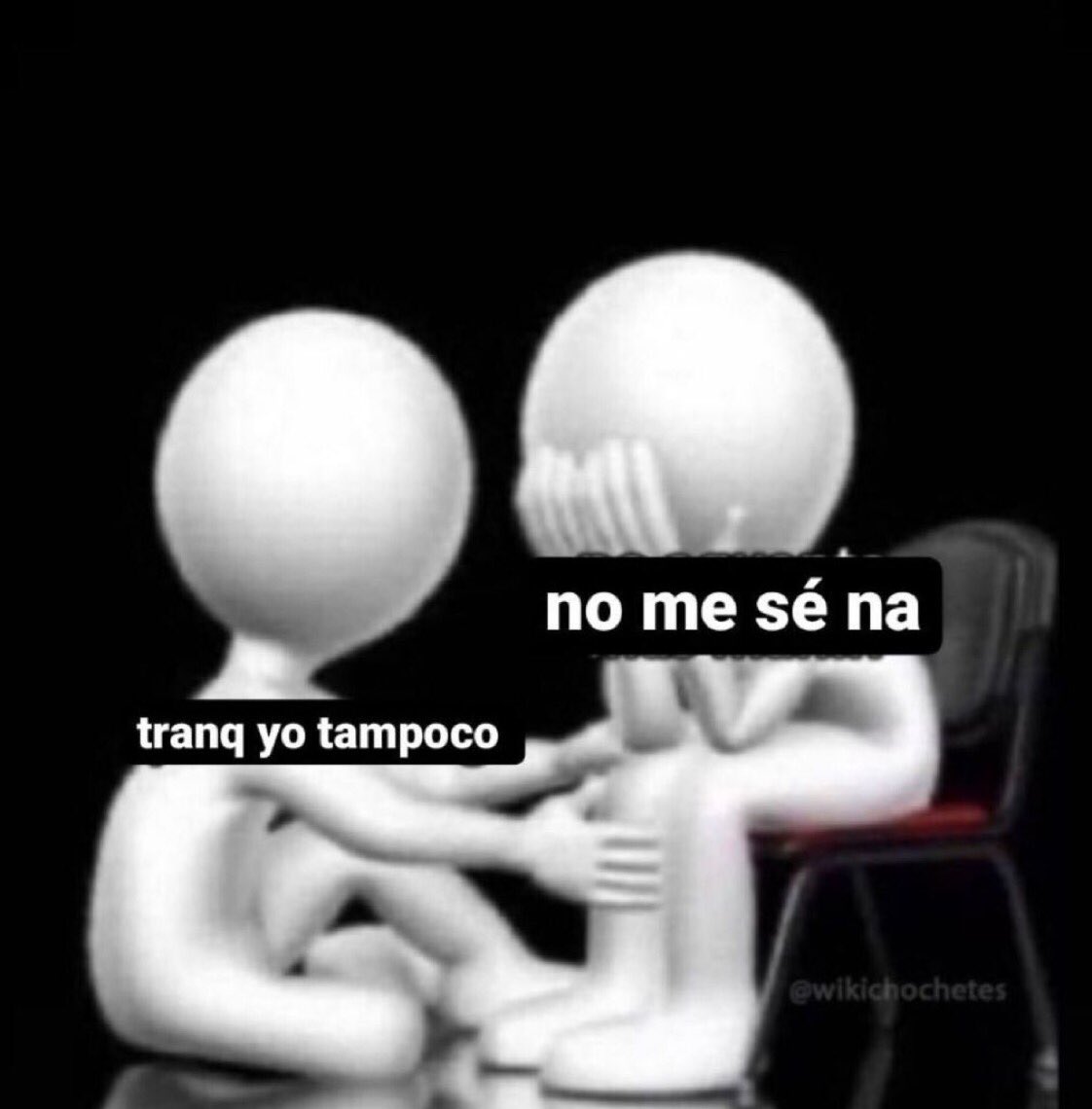 yo apoyando a mis amigos antes de un examen