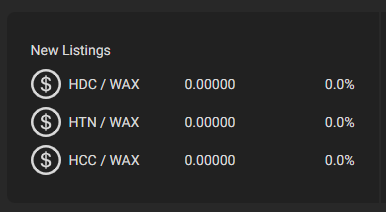Boom! Our tokens have now been listed on <a href="/alcorexchange/">Alcor Exchange</a>.

Things are coming together and they are coming together real fast.

The Tokens 

HDC - Hustlers Dirty Cash ( Generated by characters )

HCC - Hustlers Clean Cash
 ( Generated by laundering HDC )

HTN - Hustlers Token (