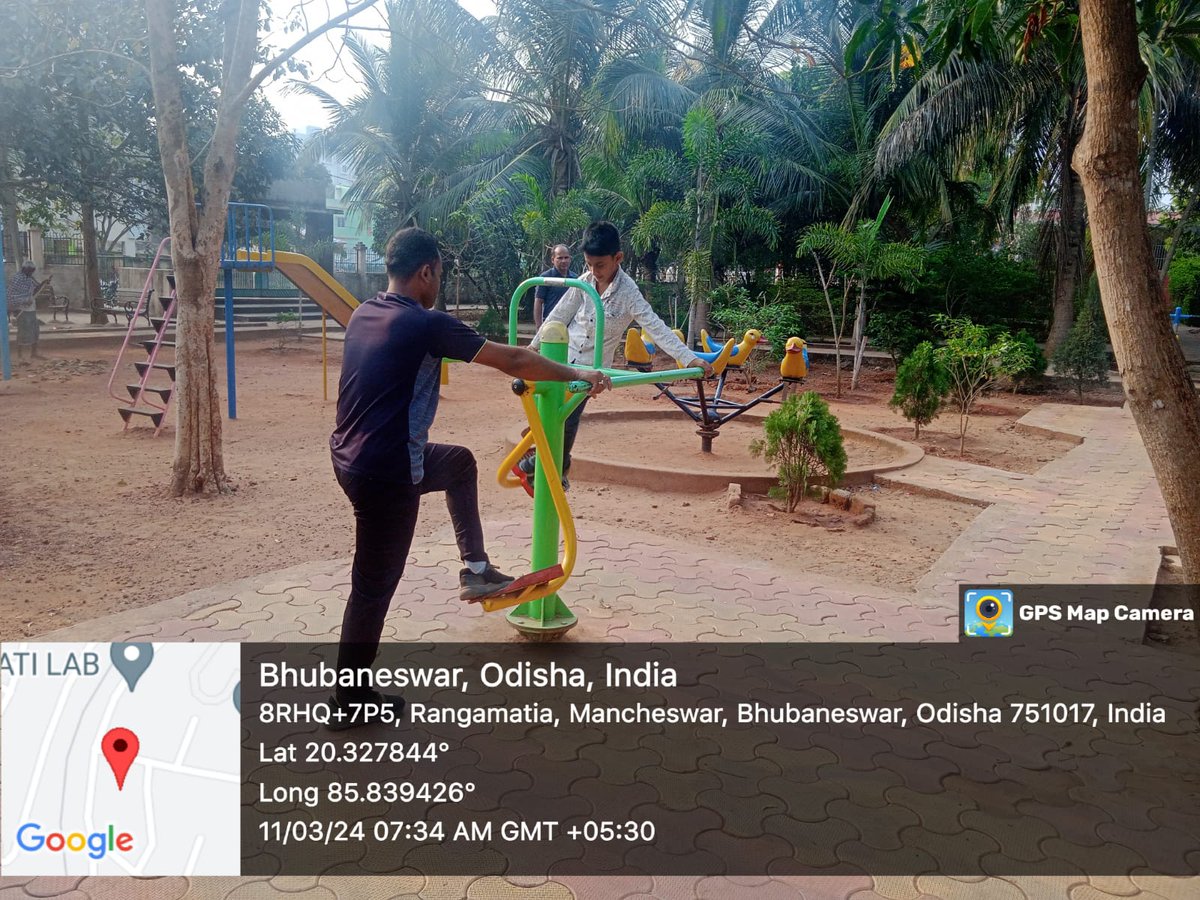 bmcbbsr's tweet photo. The city parks serve as the best place for citizens to perform their fitness activities.
#StayFit #StayHealthy
#BMCParks https://t.co/9ev7a6XTPB