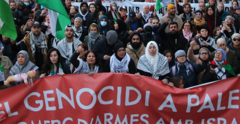 Alguna d'aquestes dones musulmanes, que hem vist a les manis propalestines, ha participat en la mani del 8M?

Cap ni una.

Les feministes diuen estar amb elles, però elles no volen saber res de feministes i menys de bolleres.