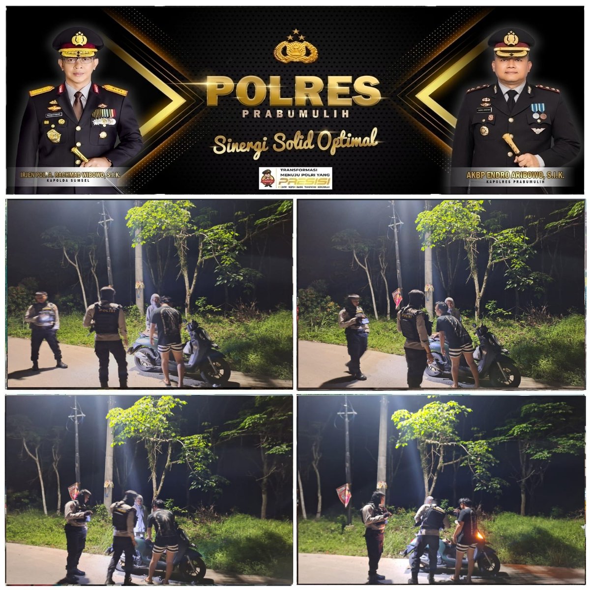 #polripresisi
#poldasumsel
#kapoldasumsel 
#polresprabumulih
#satresnarkobapolresprabumulih
#kapolresprabumulih
#akbpendroaribowo

Bantuan Polisi..
Hubungi.. 
Call Center Polri 110
Call Center Polda Sumsel 0813-70002-110
Call Center Polres Prabumulih 0811-7387-110