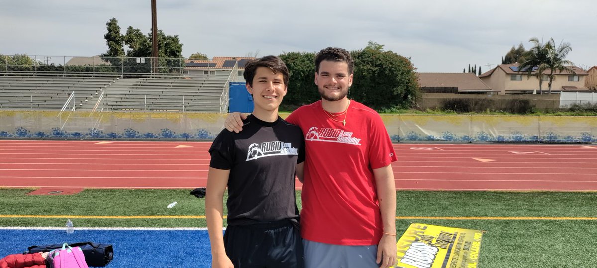 IkerSarabia2025's tweet photo. Did great today at the @TheChrisRubio camp today. Came in third overall. Saw my punter/kicker @benjigamarnik. @LosAlFootball @tfent2 @52Cervantes @MaggioJake @DLcoachruss @Coach_Bowe @coachcobes @musicconnect @kianotmisa1 https://t.co/pPziDgBSMm