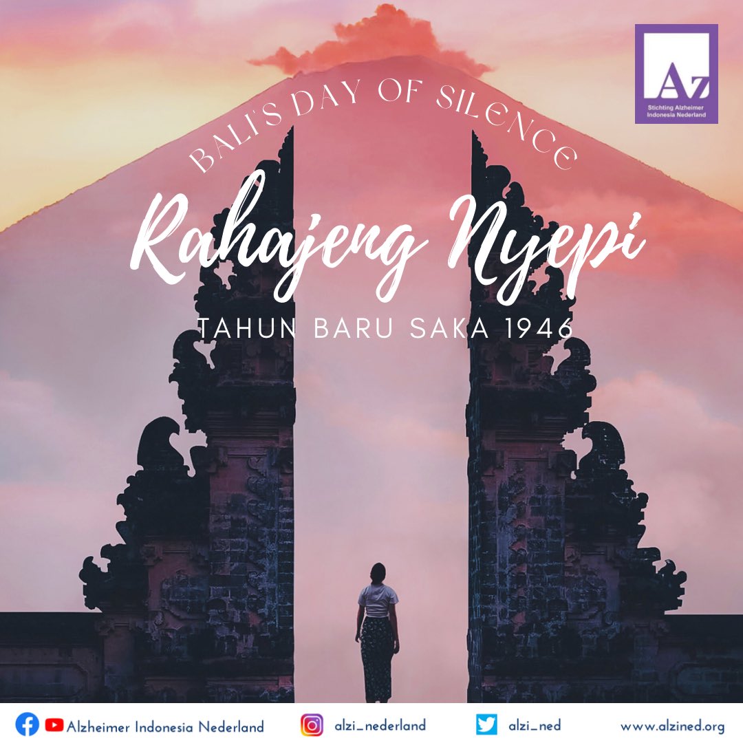 🙏🏼Rahajeng Rahina Nyepi. Dumogi manggih kerahayuan.

Selamat Hari Raya Nyepi. Semoga bahagia dan selalu damai dalam hidupmu.