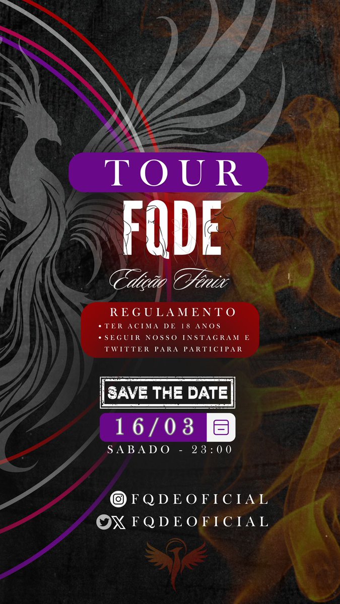 Fqdeoficial's tweet photo. NOSSA NUDE TOUR VAI VOLTAR COM TUDO 🔥🔥
Dia 16/03, aqui!

Mandem suas melhores fotos e vídeos pra gente na DM do nosso Instagram o quanto antes e garante seu lugar...

Queremos esse app pegando fogo... Mandem desde semi-nudes aos vídeos mais explícitos 👀
https://t.co/FBTJSHbPw9 https://t.co/9LgNfuQWz9