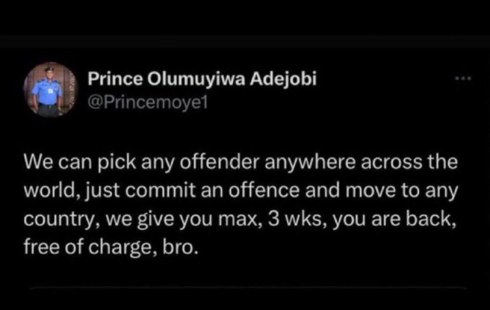 General_Oluchi's tweet photo. This screenshot is simply saying that the Nigerian police are selective in who they want to arrest. 

They found Chioma’s church address and home address in a whim but have never arrested any of the Fulani herdsmen killing and kidnapping children. 

When it comes to terrorists, the Nigerian police hides away.