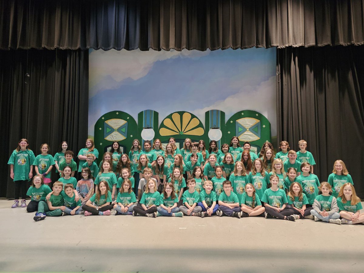 It was an incredible weekend of The Wizard of Oz performances! The Drama Club did an outstanding job! #BGrocks #4tribes1family #ballgroundstrong