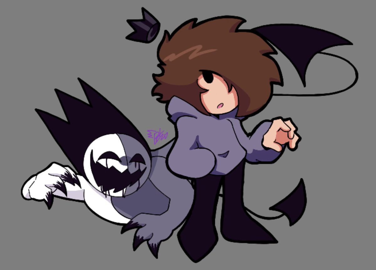Artzyphantom's tweet photo. Hello! You might know me as Chronicallyphantom on Tiktok, that’s meee
I might not post here a whole lot but quick sum up of me:
I use He/Him pronouns, but whatever you want to use is ok with me
I LOVE FNF… so expect to see a bunch of mod/main game related stuff if I ever post. https://t.co/J0XsVzGyN1