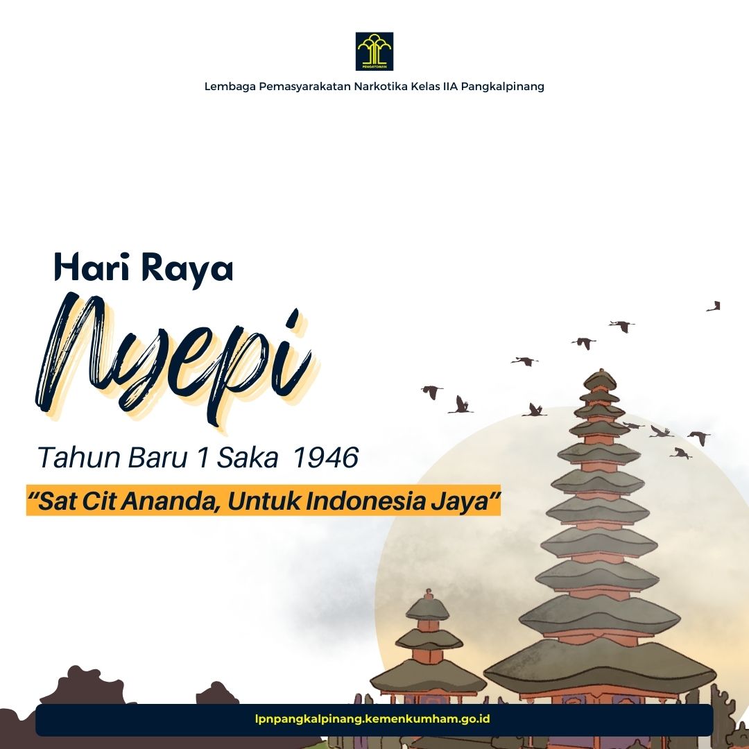 lpn_pkpinang's tweet photo. MEMPERINGATI HARI RAYA NYEPI
TAHUN BARU SAKA 1946
"Sat Cit Ananda, Untuk Indonesia Jaya"

@kumham_babel
@lpn_pkpinang
Harun Sulianto
Lapas Narkotika Pangkalpinang
#kumham_babel
#LapasNarkotikaPangkalpinang
#Nyepi https://t.co/uAlk5NByMs