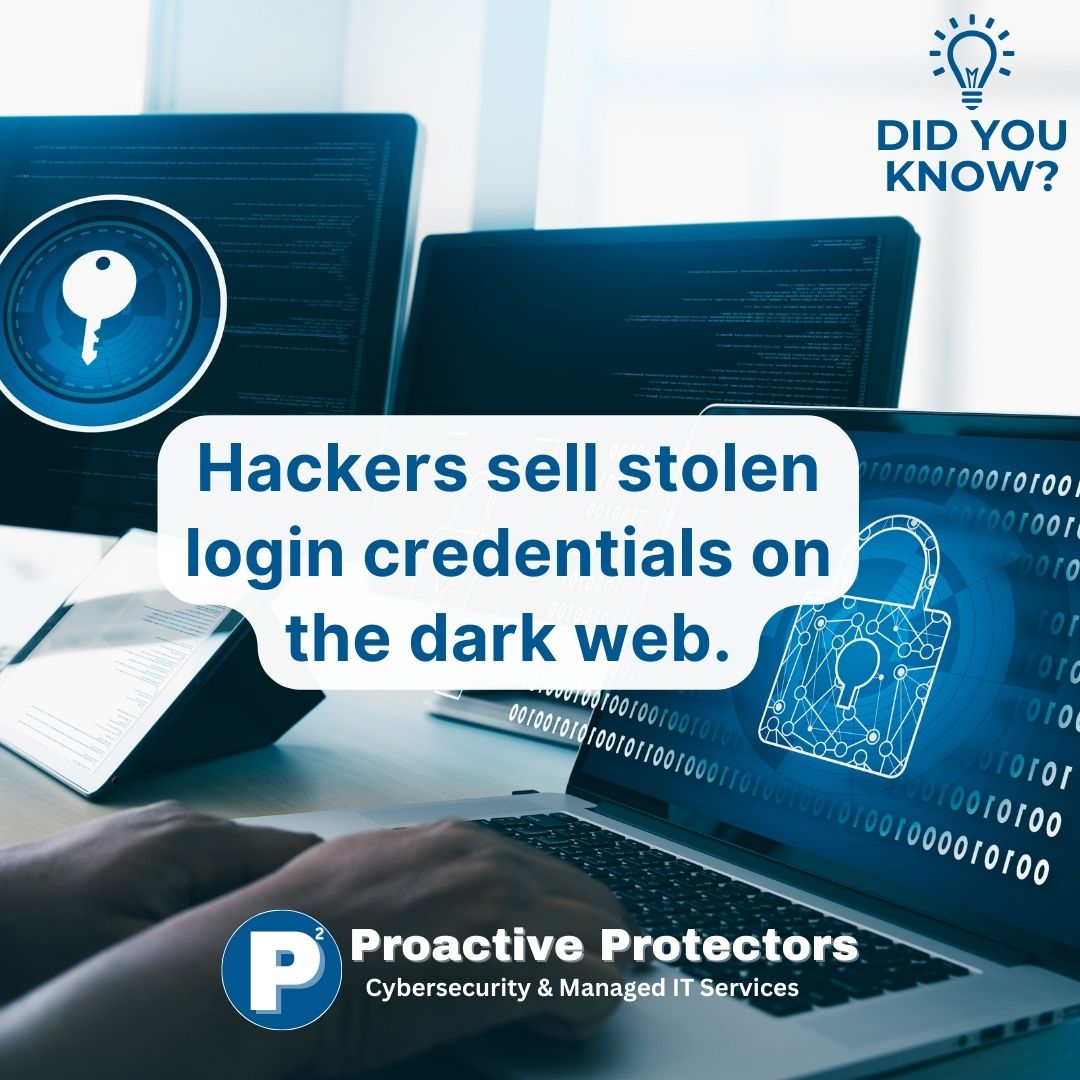 P2_Cyber's tweet image. The demand for stolen credentials on The Dark Web is always high. #DarkWeb #P2 #ProactiveProtectors #Cybersecurity #TechBizCEO