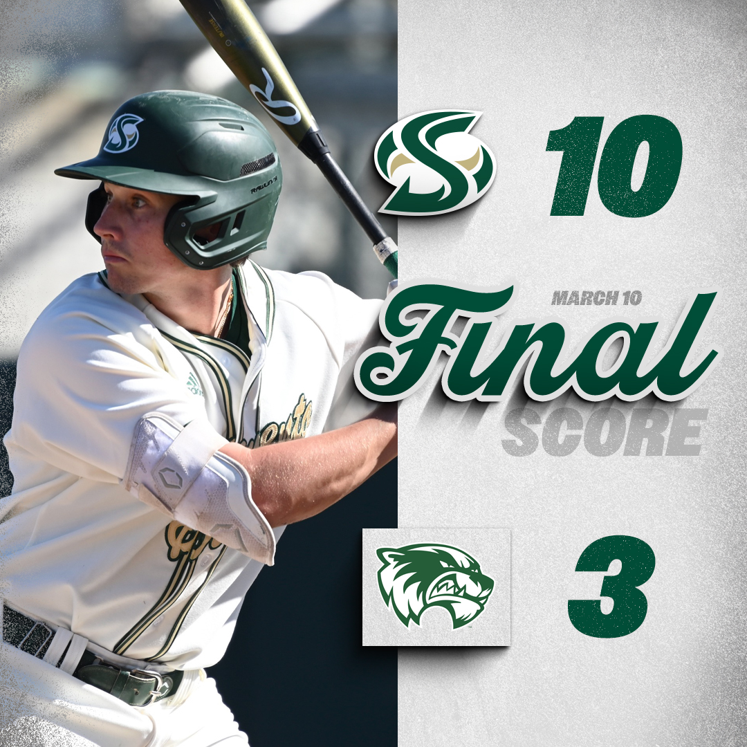 𝗦𝗘𝗥𝗜𝗘𝗦 𝗪𝗜𝗡!
Hornets clinch their 1st series win with a 10-3 victory over Utah Valley in Sunday's finale...
🐝 Masciangelo 4x5, 3 runs
🐝 Smith 3x5, HR (#9), 3 runs, 3 RBI... 3B short of cycle
🐝 Rons (2-0), 2IP-1ER-0BB-3K
🐝 Brown (SV #3), 1.2IP-1R-2K
#StingersUp