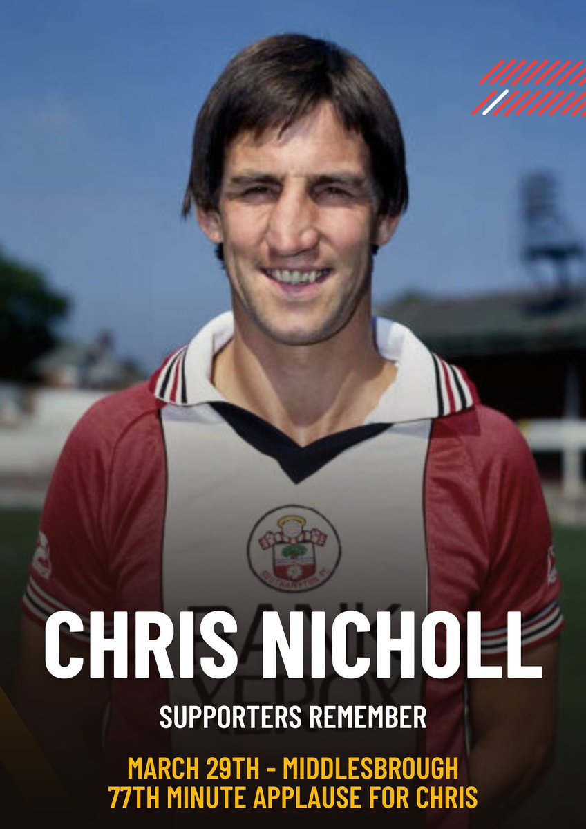 For #ChrisNicholl - #SaintsFC #share 😇