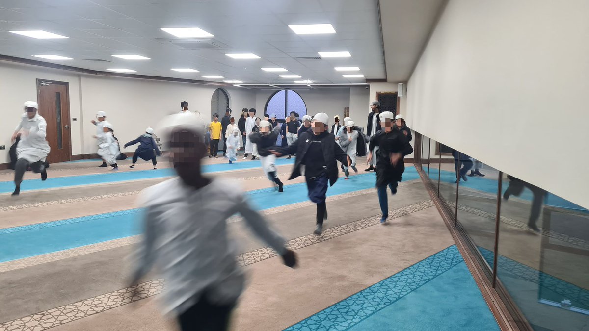 Fajr Club - Week Six 

For our finale, before stopping for the Ramadan break, the children played games of ‘Sharky, Sharky’ (second week in a row by popular request) and ‘Pass The Ball’. Needless to say, some ‘buttery fingers’ lost the game for their team.