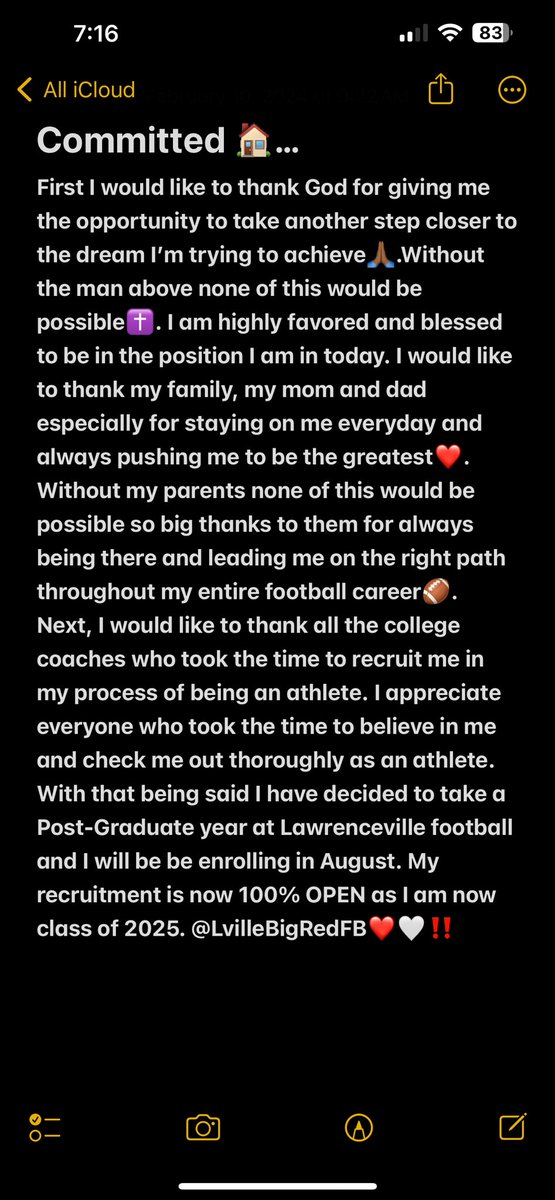 110% COMMITTED‼️‼️@CoachPoeWins @Coach_Loughlin @CoachDing @CoachRosciano @coachjillg CLASS OF 2025 ATH‼️