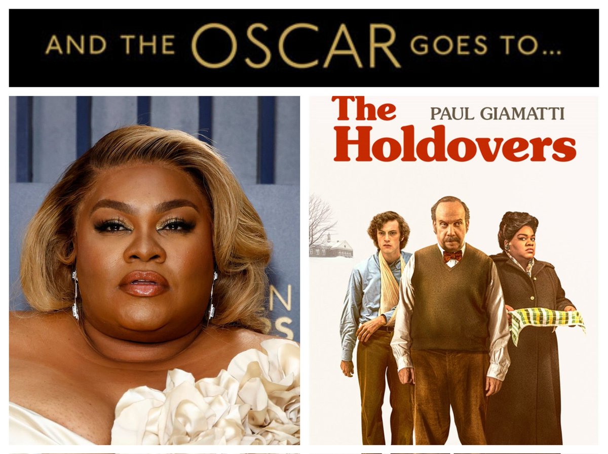 Congrats to Da'Vine Joy Randolph on her Oscar win for Best Supporting Actress for her role in The Holdovers