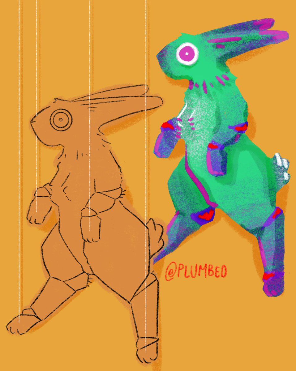 plumbeos's tweet photo. soul? free from the body?

#art #digitalart #rabbits #bunnies #procreate #sketches https://t.co/MRsfEqXP7X