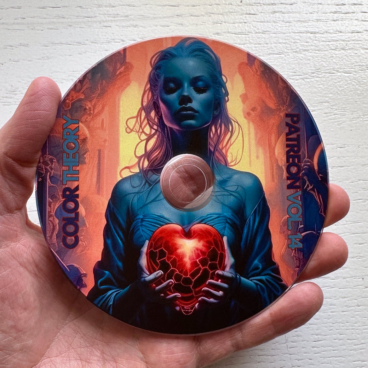I release a new CD every six months. 💿 But unless you're a member at Patreon, you wouldn't know it. Get the latest by joining as a $6 member at patreon.com/colortheory before I ship them out at the end of the week. patreon.com/colortheory