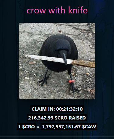 crow with knife tweet media