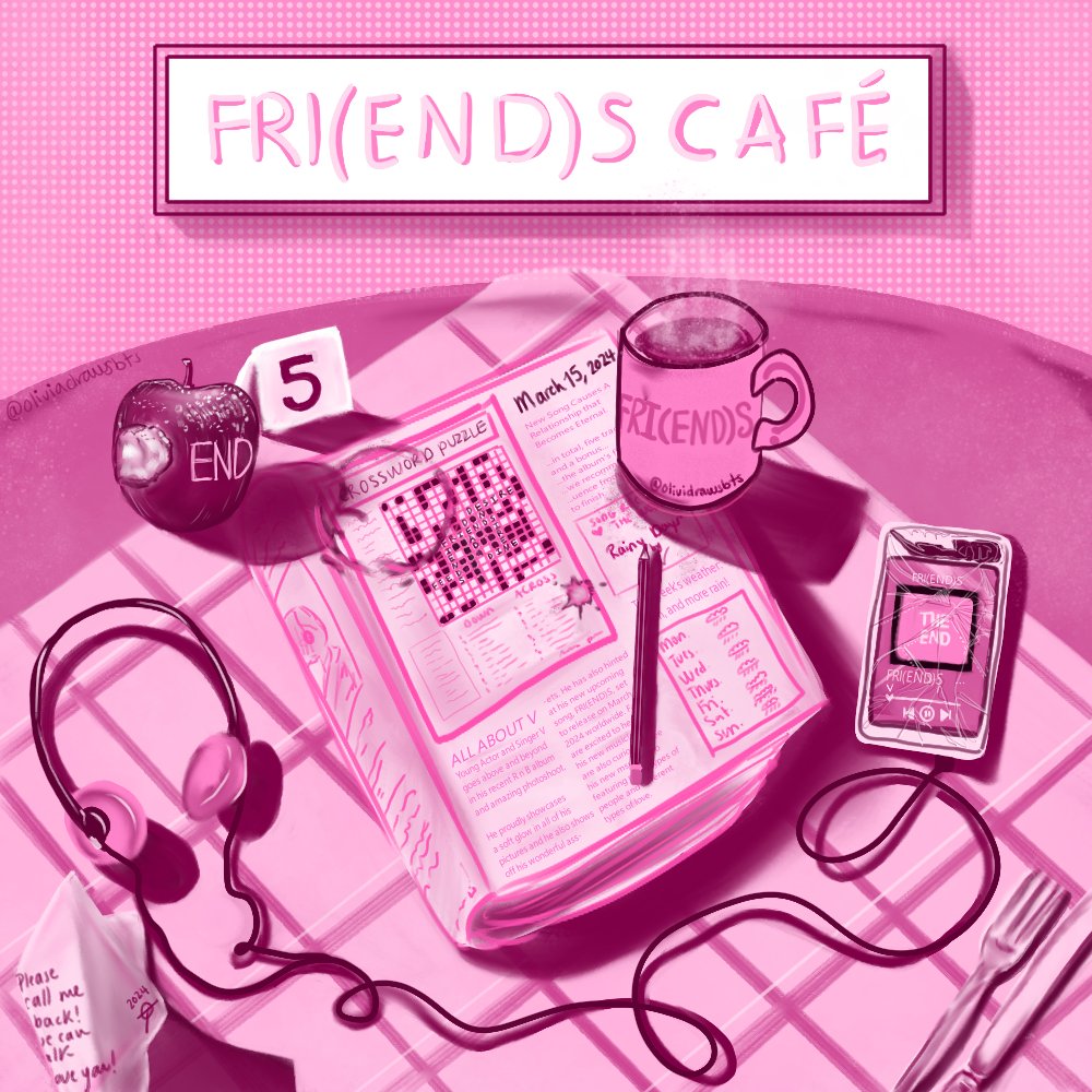 #FRI_END_S by #V is coming right up! ☕️🍴🩷