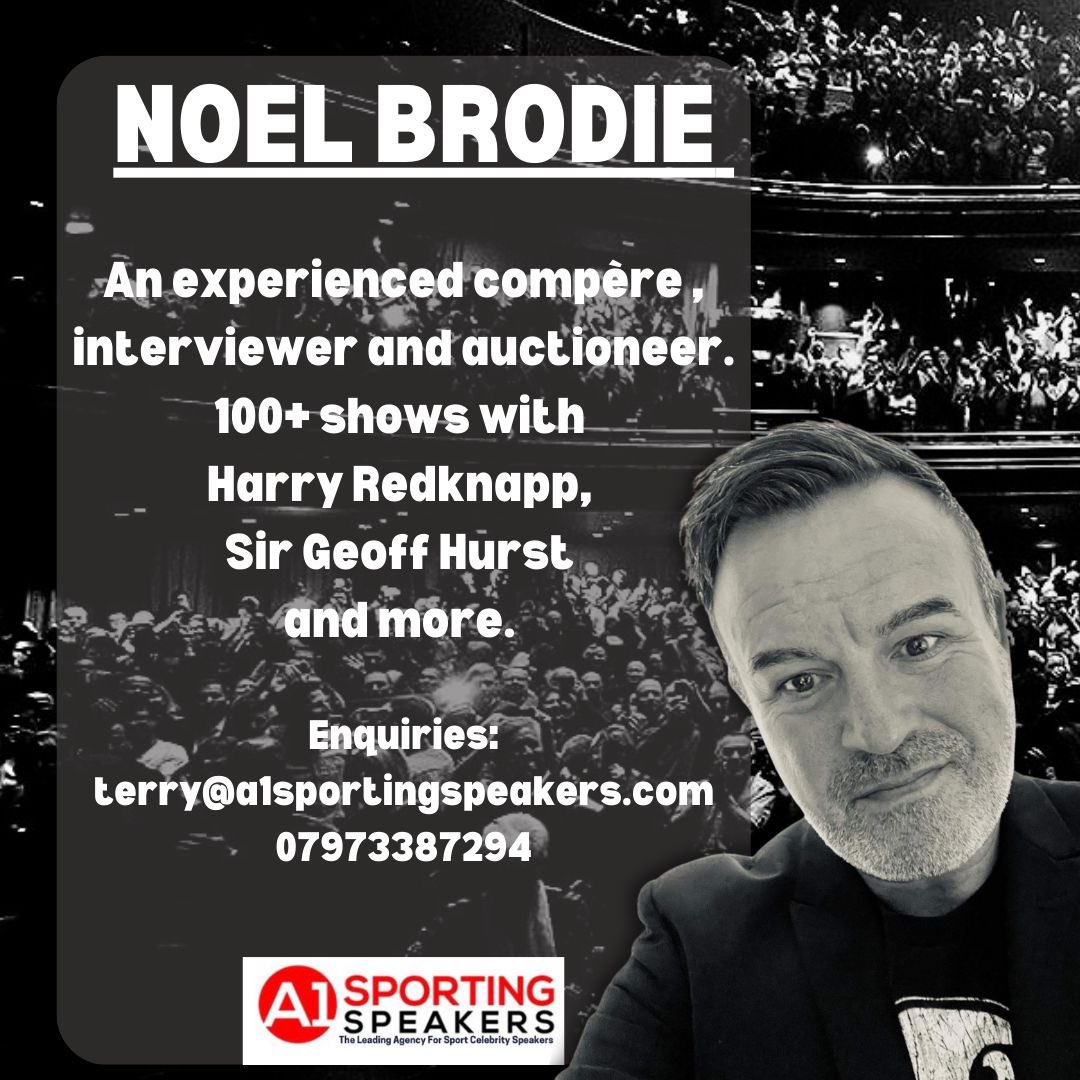 Noel stands in for Terry of @a1sportingspeak when he can’t get to the occasional show and does a great job. I can recommend him if you need someone to help at your event. @noelbrodie