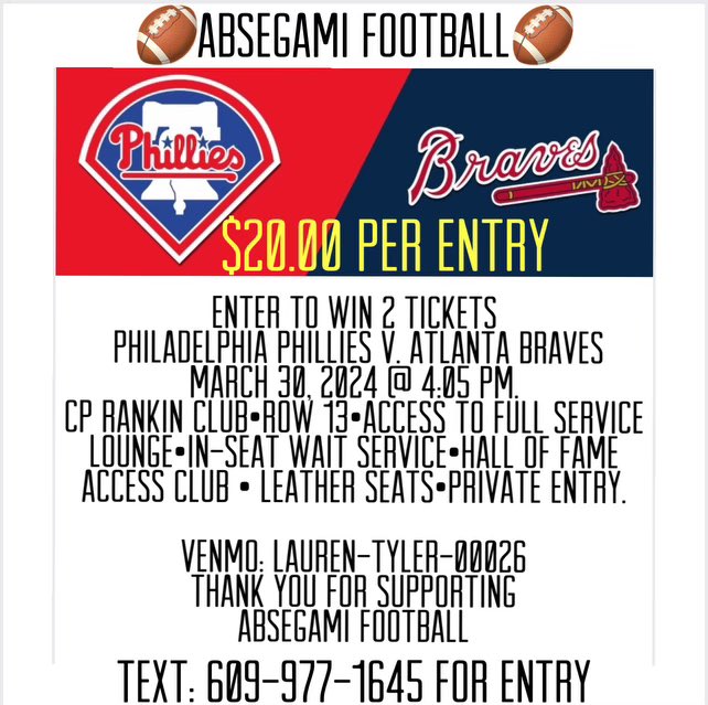 Raffle ends 3/27...Come support gami football🏹!!!