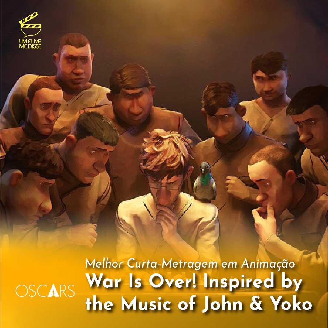 omarciopaulo's tweet photo. Baseado na canção de John Lennon e Yoko Ono, o lindo War is Over venceu o prêmio de melhor curte em animação #Oscars https://t.co/g0BHPXGldt