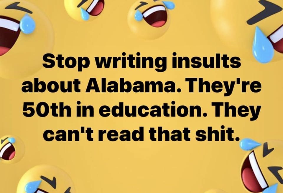 Alabama 🤦🏻‍♀️