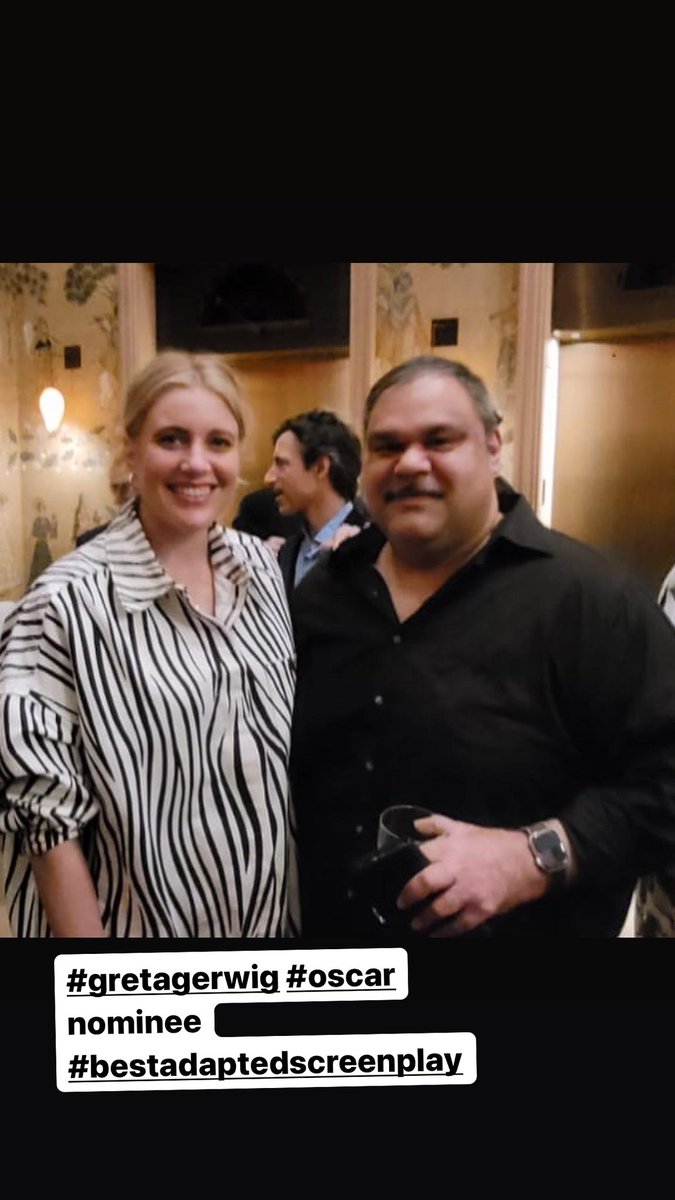 Best adapted screenplay nominee #barbie #gretagerwig #oscars2024 nominee