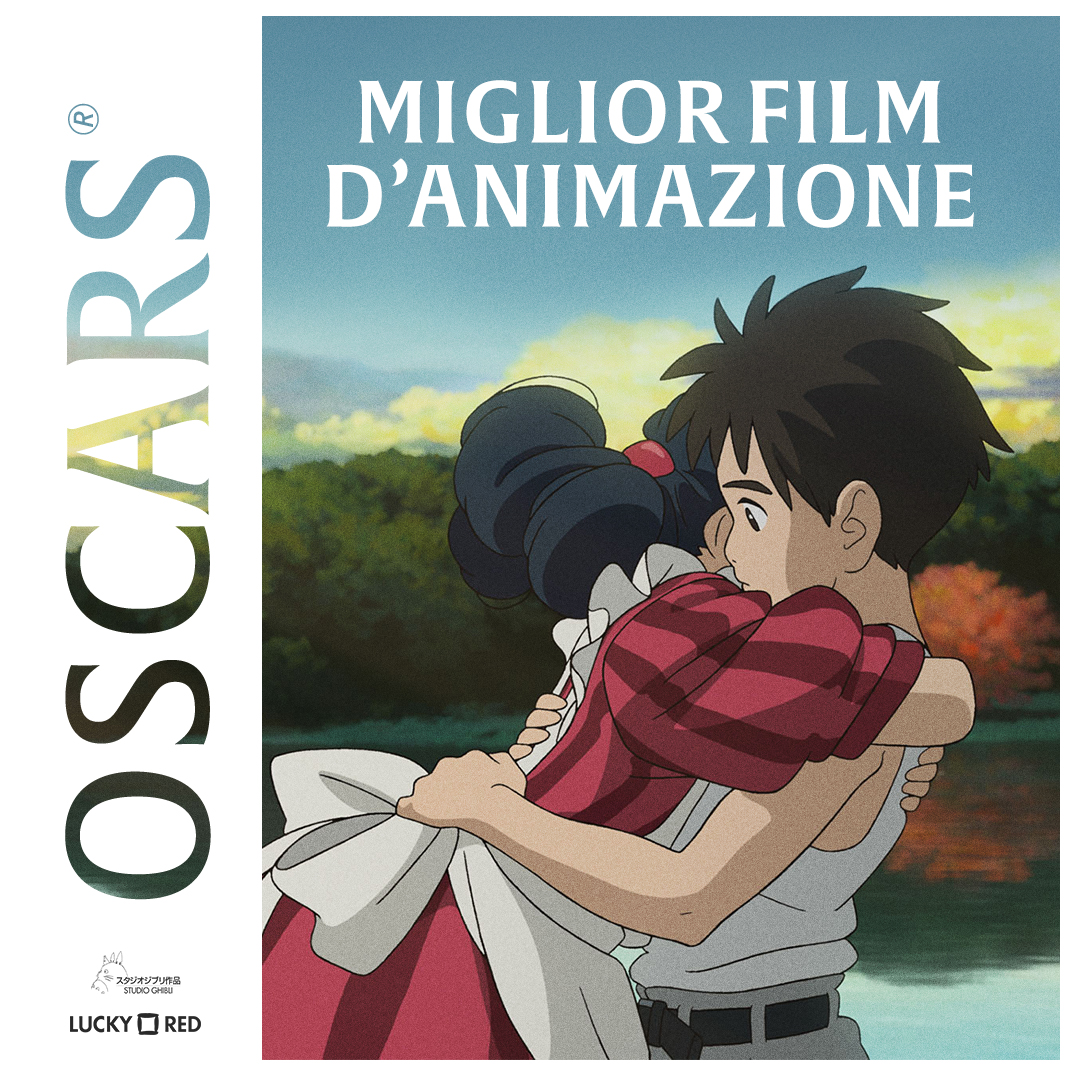 StudioGhibliIT's tweet photo. Il ragazzo e l'airone ha vinto l'Oscar per il miglior film di animazione! 
Congratulazioni al maestro Miyazaki e allo Studio Ghibli! https://t.co/JaODw7KscS