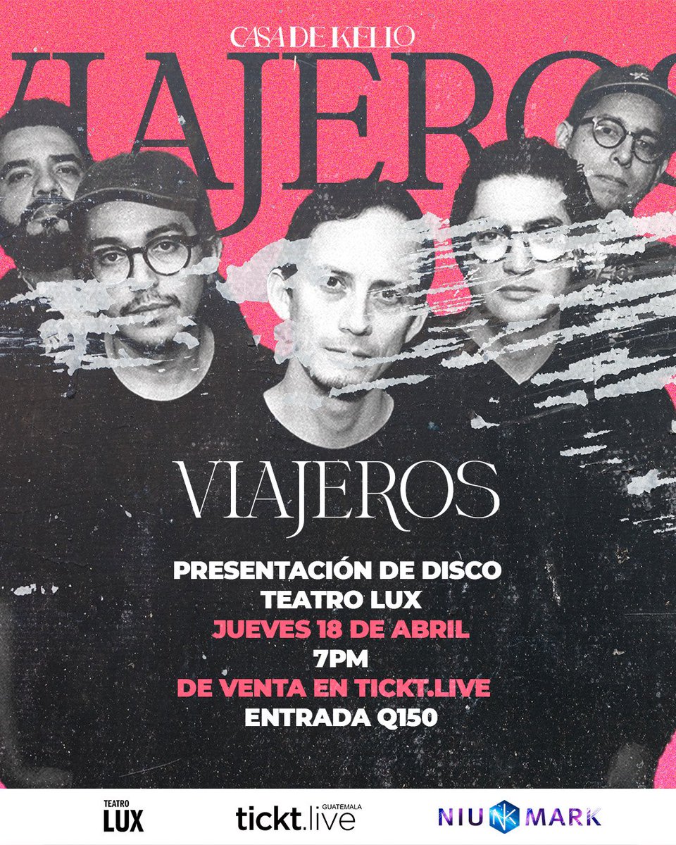 Hola, soy yo otra vez invitándolos a un concierto importante  😌 Lanzaremos nuestro 3er disco y no pasa todos los días, acompáñennos y compren su entrada aqui por favor 🙏🏼 tickt.live/evento/148/Cas…