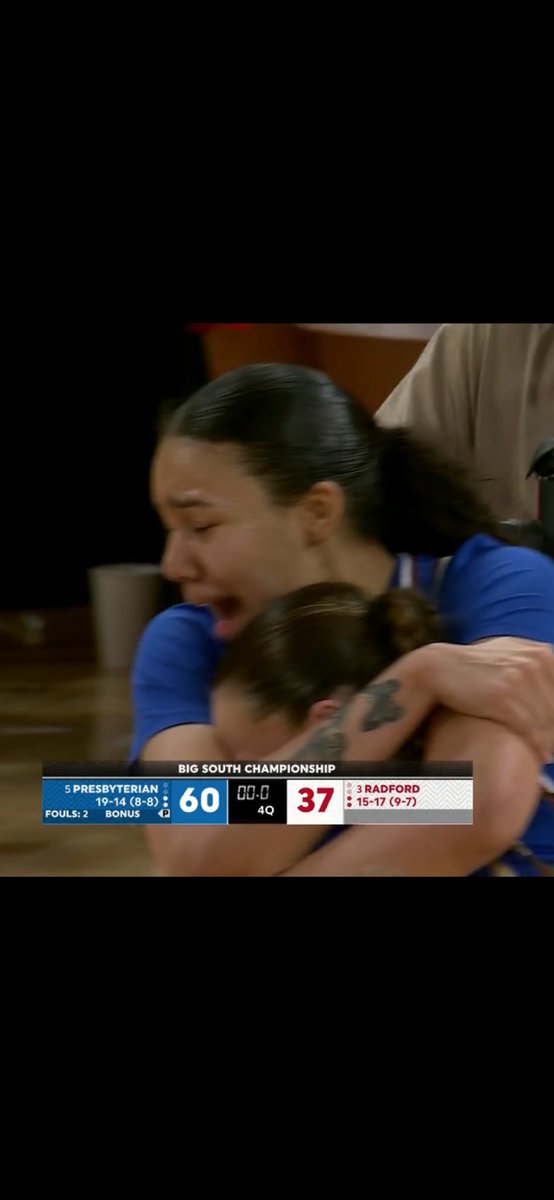 Congrats to Coach Alaura Sharp and the Presbyterian Women’s Basketball Team on winning the Big South Championship!  Our team cheered and celebrated as we watched on our bus ride back from FL!