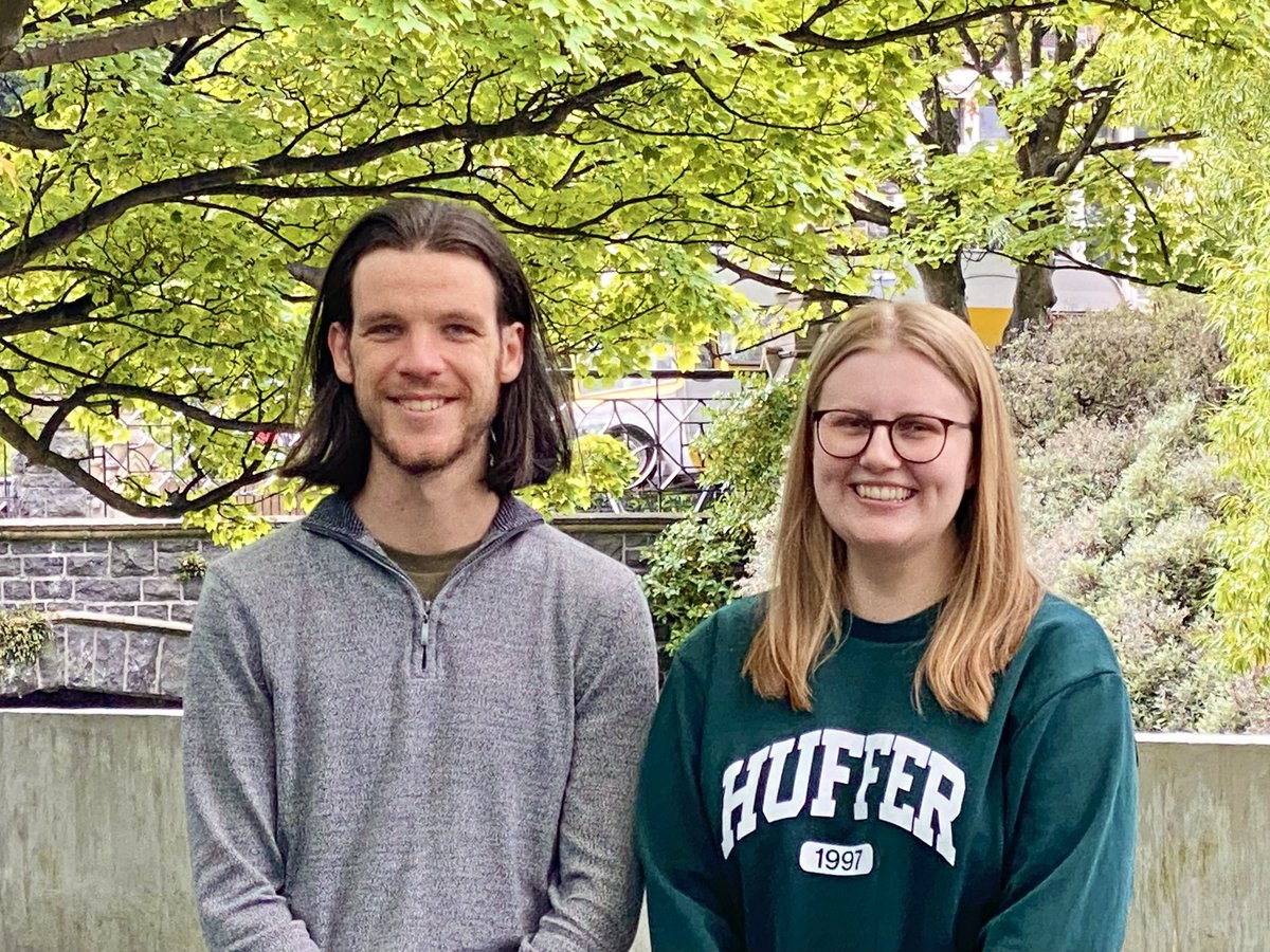 Congratulations to Otago Geographers Franz & Paige 👏🏽👏🏽 Franz van Beusekom received the Richard Kammann Well-being Prize for his MA thesis on autism & place; Paige Stowell received a highly commended for her MA dissertation on the therapeutic potential of digital spaces. Ka rawe!