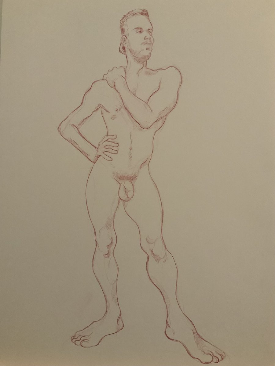 MattyDrawsMore's tweet photo. X3 20 min sketches from a great life drawing session with @DoableGuys and @mcundressed https://t.co/W5gOixroEn