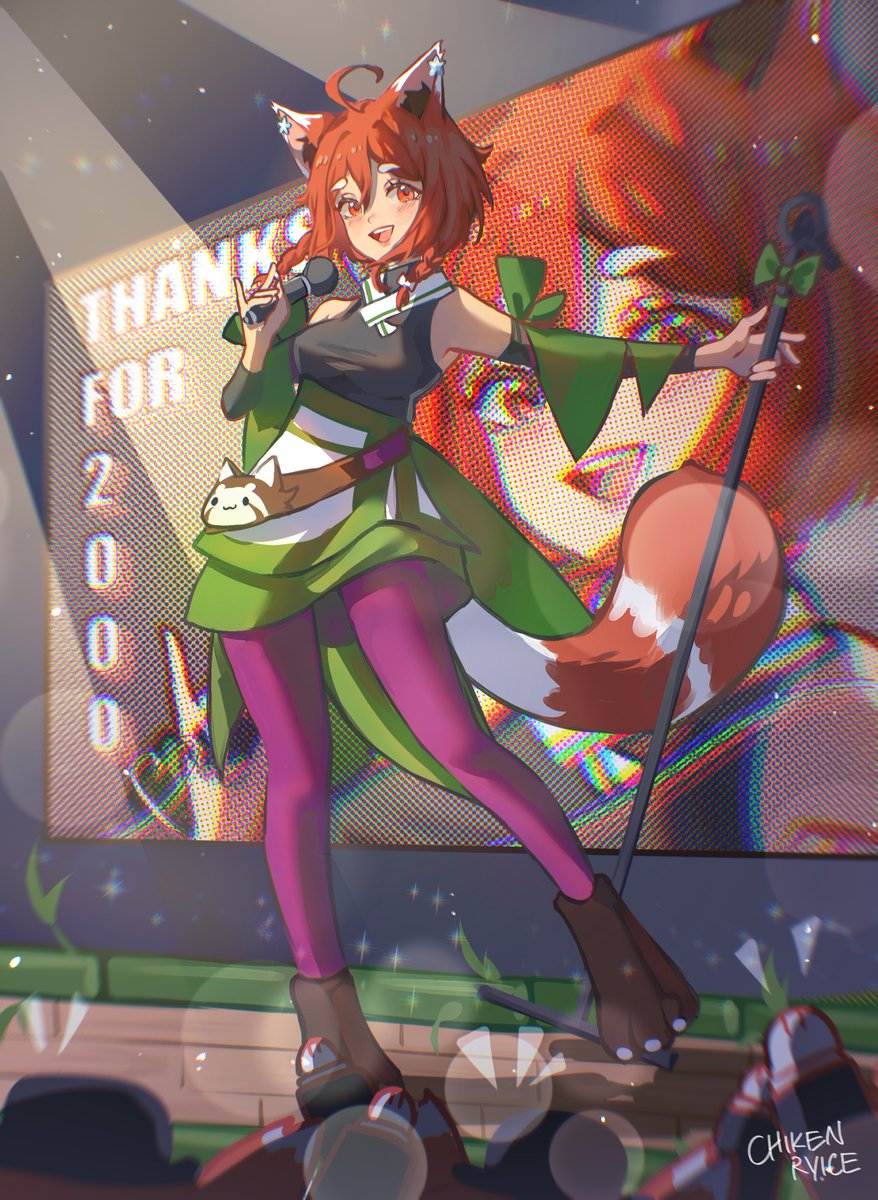 FalooVT's tweet image. Massive thank you for all of the kindness and support from my community for getting me to this point! What a way to celebrate 2 years of streaming❤️! And huge shoutout to @chikenryice for this awesome art and for bringing Faloo to life 2 years ago!😁
#ENVtubers #Vtuber #Vtubers