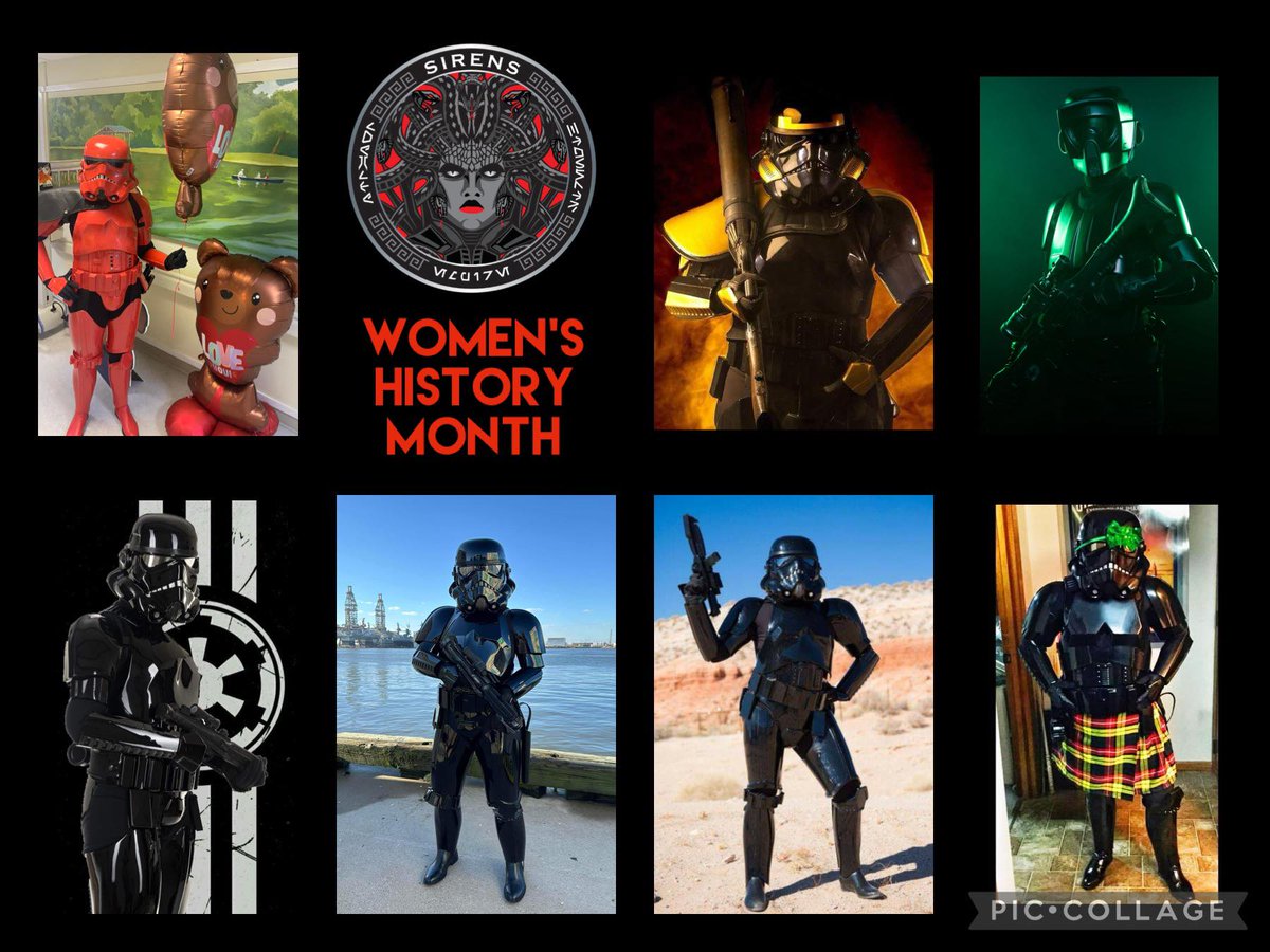 501stSpecOps's tweet image. 🖤March is Women’s History Month and on this #SirenSunday let’s honor a few of our fearless lady warriors!! 💪🏼 That IS the swift, silent, &amp;amp; relentless way!! 
#official501st  #swiftsilentrelentless #sirensofspecops 🖤