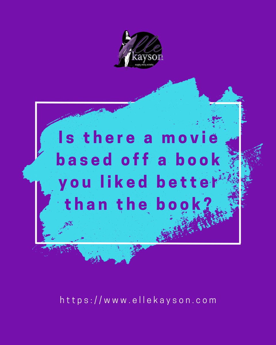 Is there a movie 🎥 based off a book 📖 you liked better than the book?

#ellekayson #bookstomovie #bookstofilm #bookstoscreen #bookadaptations #bookstotv #booksandfilms