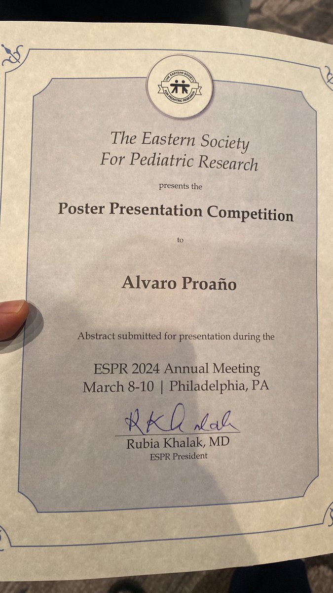 Excited that I was able to share our #CMV work at @EasternSPR. Including the usage of @nanopore for 👶 CMV and understanding the usage of CMV 💊 throughout the 🇺🇸 - & grateful that our poster 🥇 won! Lets increase #CMVawareness and #StopCMV disease Cc @NationalCMV #neoTwitter