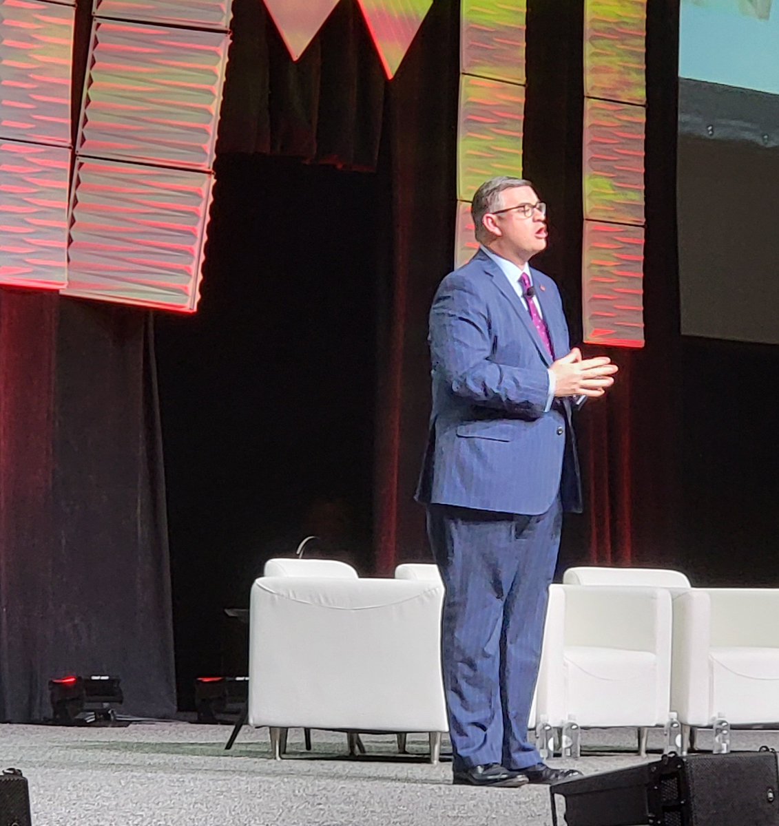 Great to be back at <a href="/TheNGAShow/">The NGA Show</a> as Greg Ferrara kicks us off!

<a href="/NationalGrocers/">NationalGrocers</a> 
#retail #grocery #supermarkets