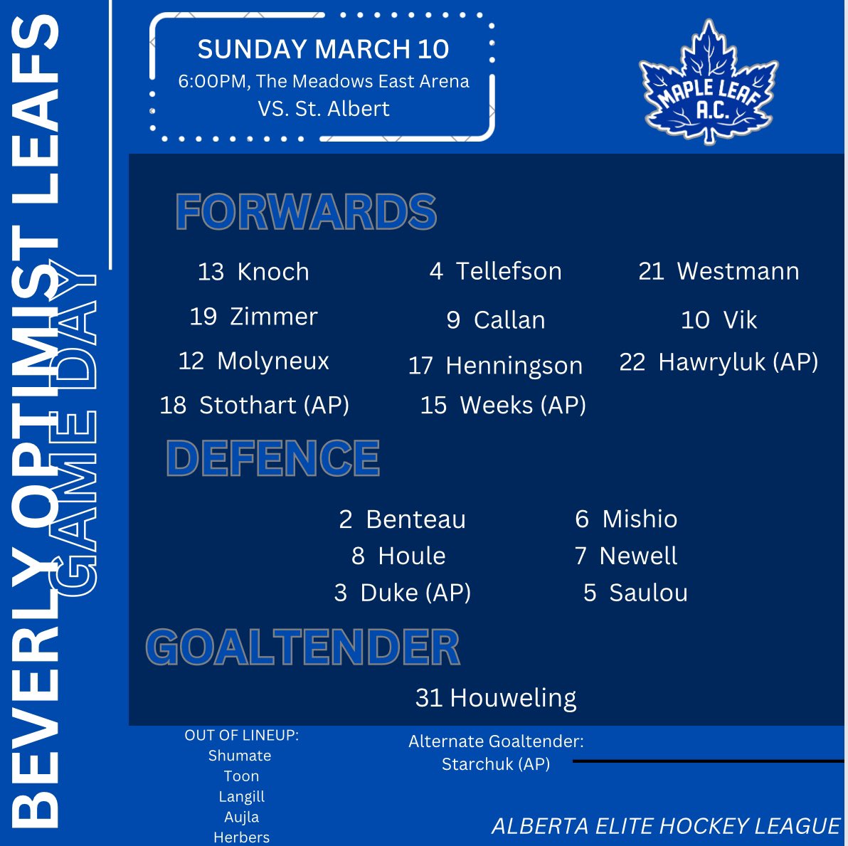 U-17 AAA Beverly Optimists tweet media