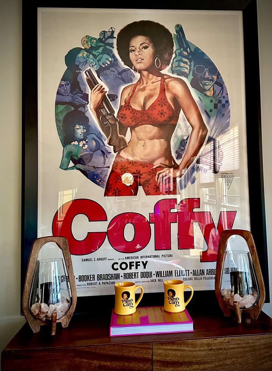 It's time for Coffy in the Tea Room!

When they open a coffee cafe in honor of @PamGrier as soon as you leave Los Angeles... you still pay tribute! #Atlanta #PamGrier #Coffy #PamsCoffy