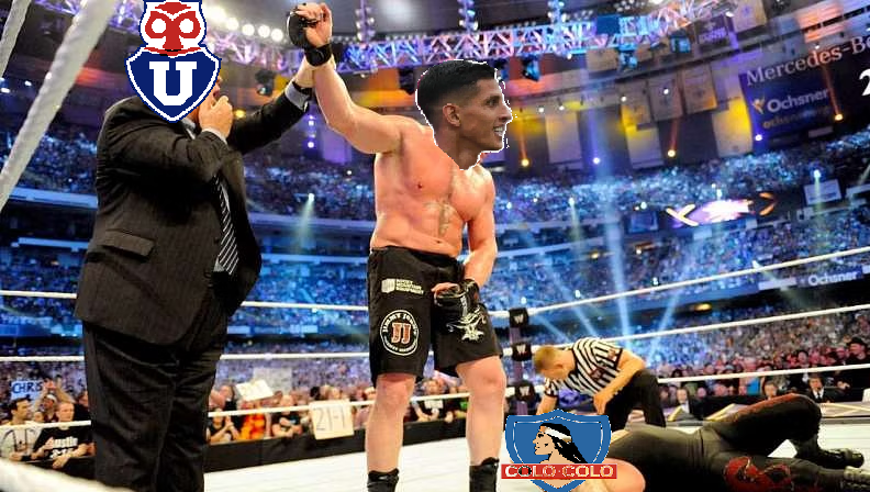Wrestling_UG's tweet photo. Y se acabo la racha en el Monumental. #VamosLaU #Vidal #Almiron #borgui https://t.co/bHmtO2Za1k