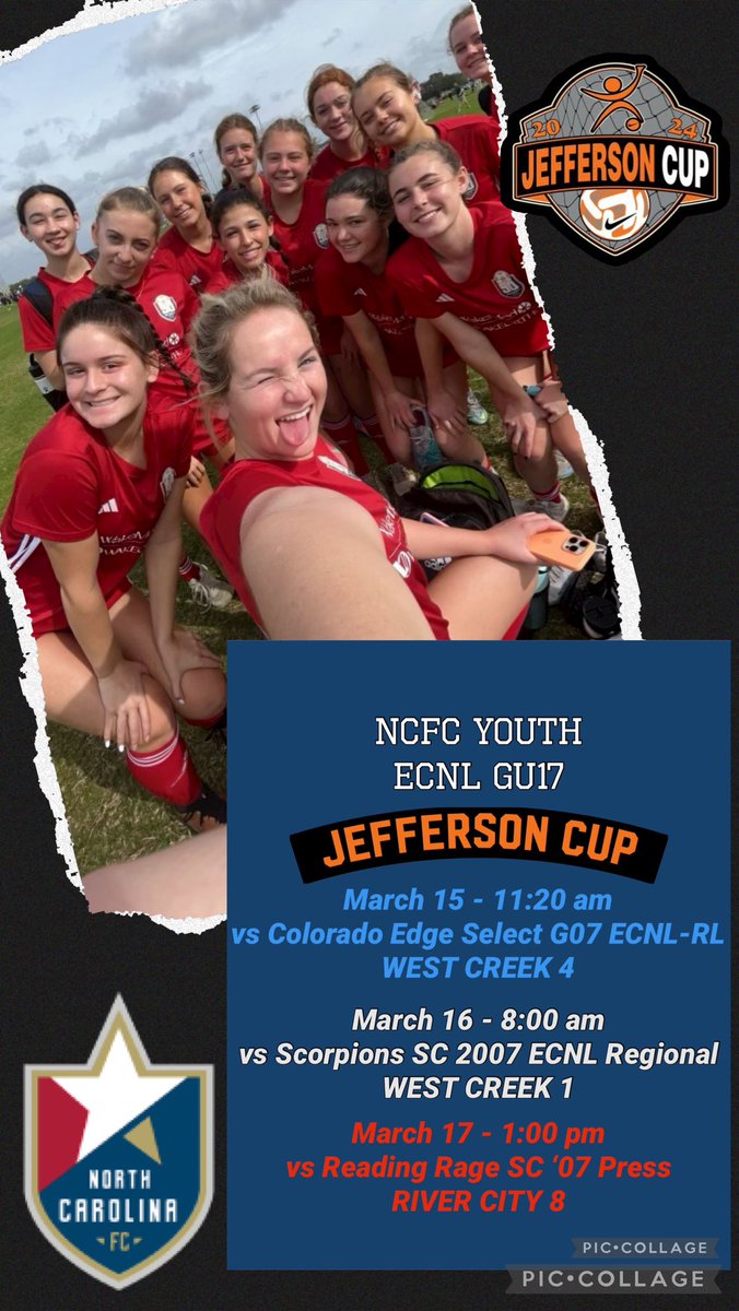Dude, we’re getting the band back together! 🥰 See y’all in a few days 🥰 <a href="/jeffersoncup/">Jefferson Cup</a> <a href="/ImYouthSoccer/">ECNL/GA/Recruiting/College Soccer</a> <a href="/ImCollegeSoccer/">College Soccer Truth ™</a> <a href="/NCFC_ECNLGirls/">NCFC ECNL Girls</a> <a href="/NCFC_Youth/">NCFC Youth</a> @SoccerMomInt