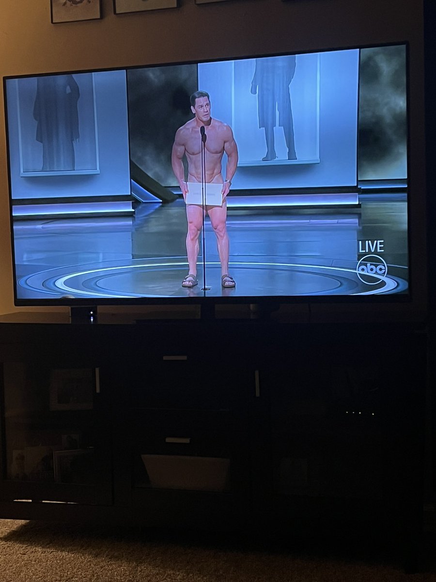 Neener1973's tweet photo. #BestDressed #Oscar2024 #OSCAR  I watched the red carpet , I’ve been watching the awards …. John Cena gets my vote for best dressed. https://t.co/VWOia0vHJP