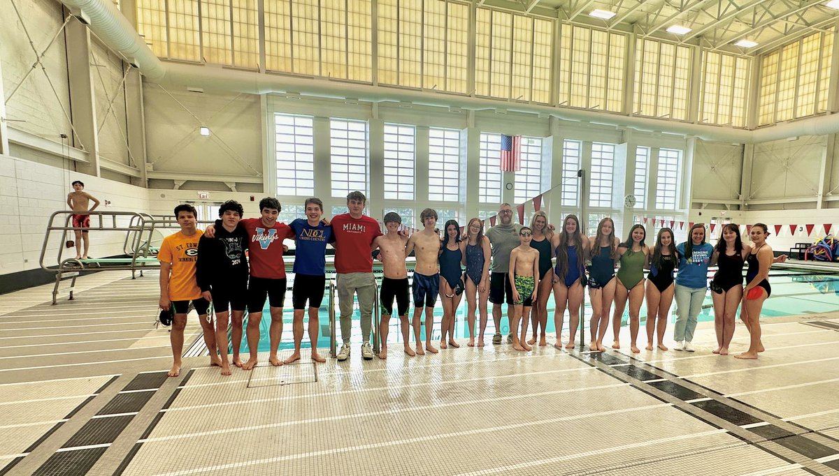 NDCL/VASJ/PERRY hosted the third annual Swim to Save Lives Swimathon today with Mary Lucy Currier and Sophia Stachnik as co-chairs along with Coach Bryan, Amy and Erica to raise over $2,000.00 which will be donated to LLS in honor of NDCL Diver Addison Boehnlein