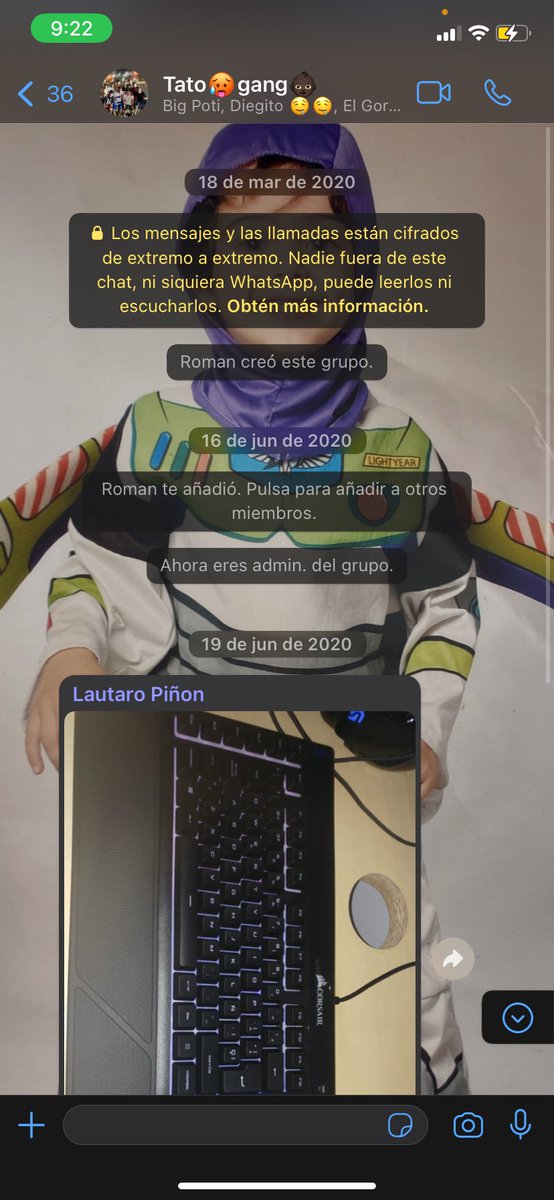 Mi grupo de amigos se creó el 18 de marzo y yo rindo el 18 de marzo, esta todo escrito